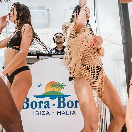 Отель Bora Bora Ibiza Malta - Music - Adults Only 18 Сент-Полс-Бей